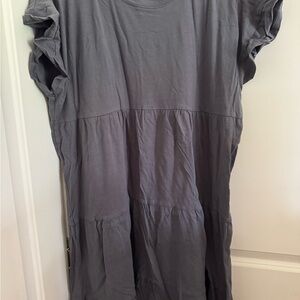 Time and Tru Gray Midi Dress